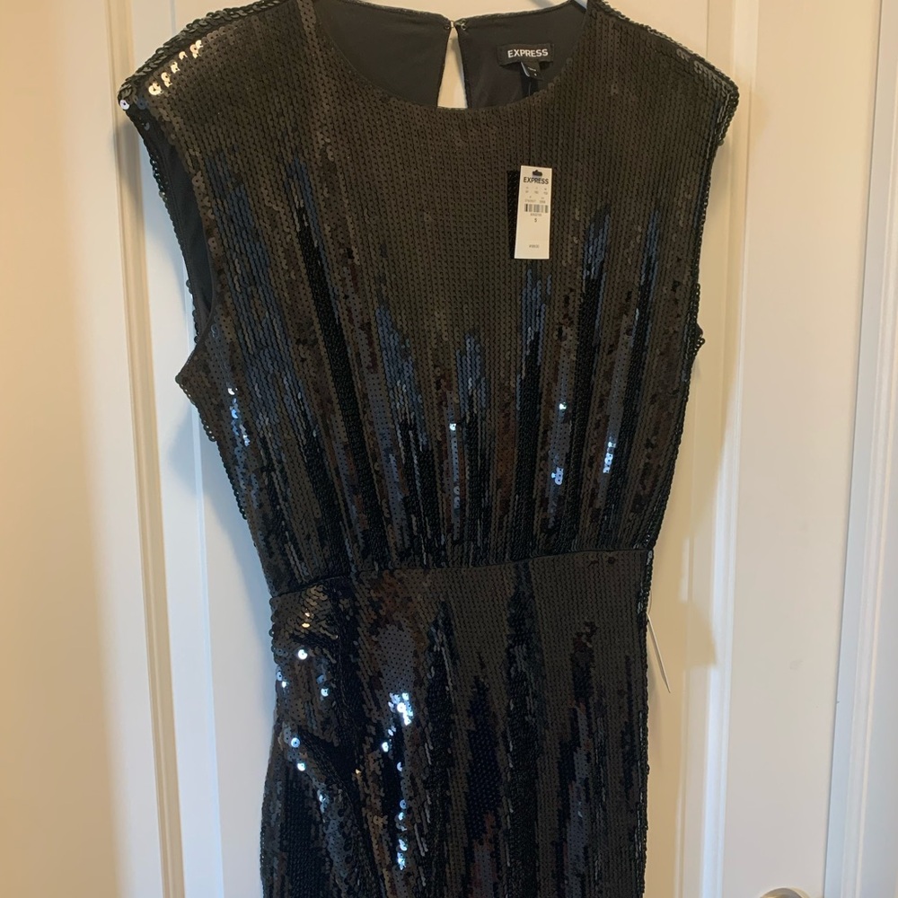 Express midi sequin dress